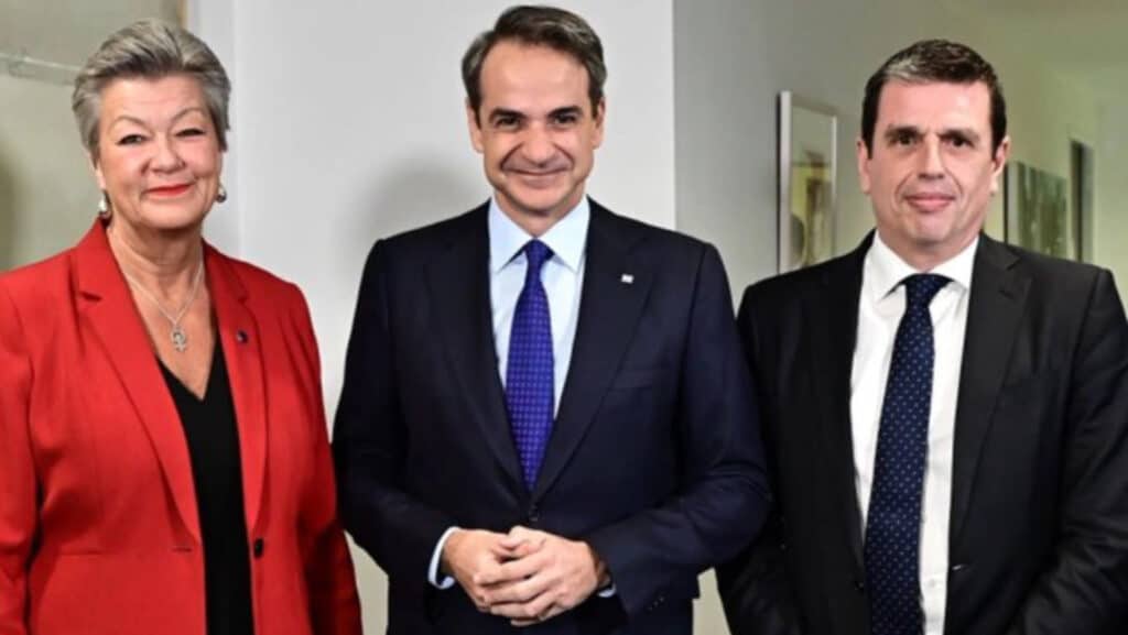Με την Ευρωπαία επίτροπο Εσωτερικών Υποθέσεων Ίλβα Γιόχανσον συναντήθηκε ο Κ.Μητσοτάκης!