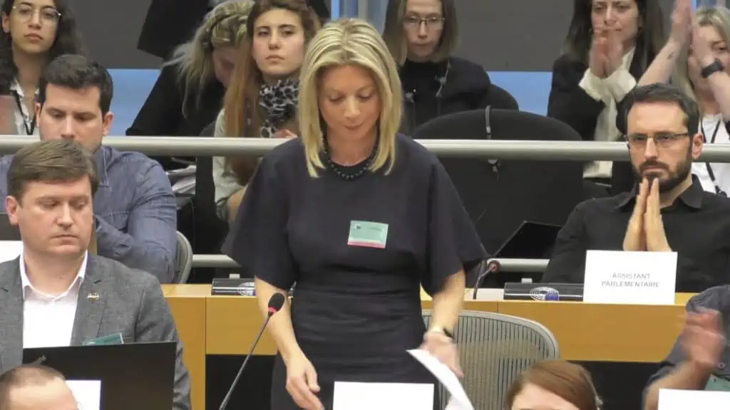 Μαρία Καρυστιανού στο Ευρωκοινοβούλιο: «Συγκάλυψη στα Τέμπη - Ελλείψεις στην εθνική ασφάλεια»
